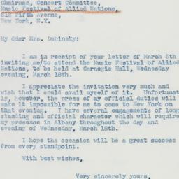 Letter: 1942 March 6