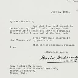 Letter: 1938 July 5