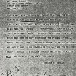 Telegram: 1939 March 31