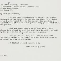 Letter: 1938 October 4
