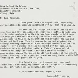 Letter: 1940 August 29