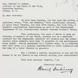 Letter: 1938 February 1