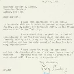 Letter: 1935 July 23