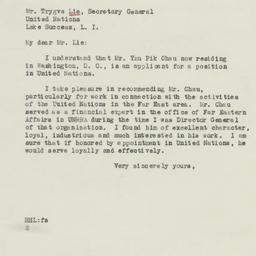 Letter: 1946 August 31