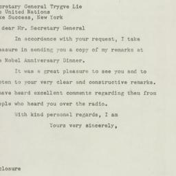 Letter: 1947 December 11