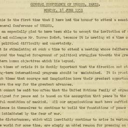 Letter: 1951 June 18