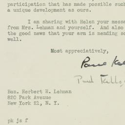 Letter: 1946 July 29
