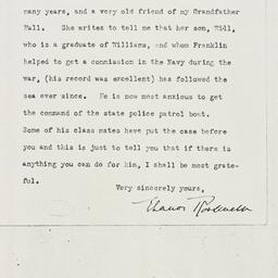 Letter: 1930 April 28