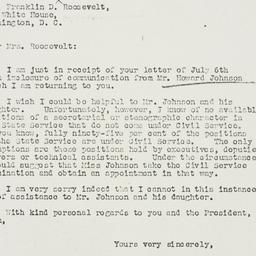 Letter: 1935 July 16