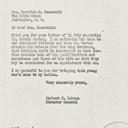 Letter: 1944 July 27