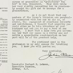 Letter: 1934 February 9