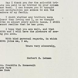 Letter: 1945 October 3
