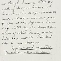 Letter: 1934 May 2