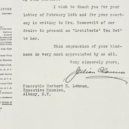 Letter: 1934 February 20