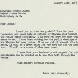 Letter: 1956 January 16