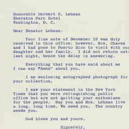Letter: 1957 January 2
