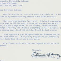 Letter: 1958 October 18