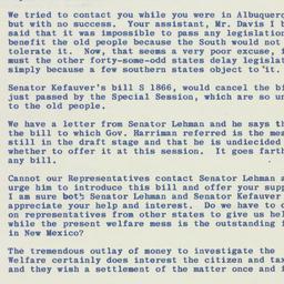 Letter: 1956 February 1