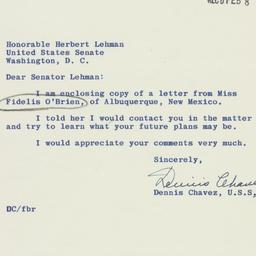 Letter: 1956 February 7