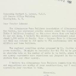 Letter: 1956 April 3