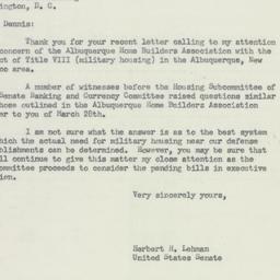 Letter: 1956 April 6