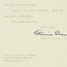 Letter: 1952 November 20