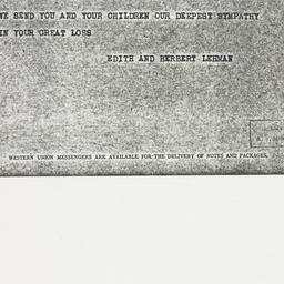 Telegram: 1938 January 17