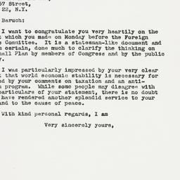 Letter: 1948 January 21