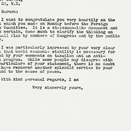 Letter: 1948 January 21
