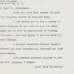 Letter: 1959 November 30