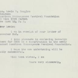 Letter: 1951 November 12
