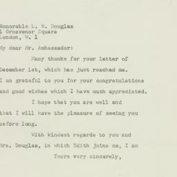 Letter: 1949 December 7