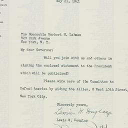 Letter: 1941 May 21