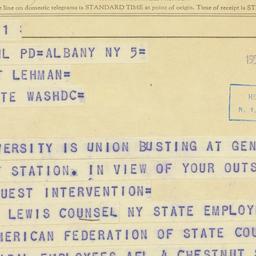 Telegram: 1955 April 5
