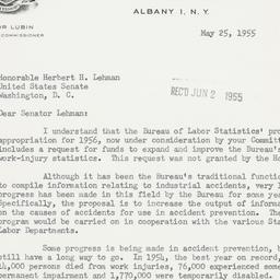 Letter: 1955 May 25