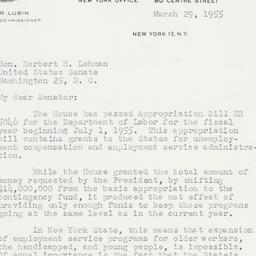 Letter: 1955 March 29