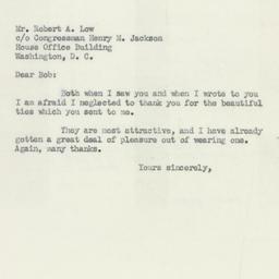 Letter: 1951 January 5