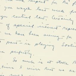 Letter: 1951 July 2