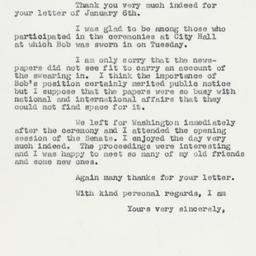 Letter: 1959 January 9