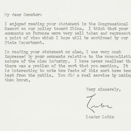 Letter: 1950 March 2