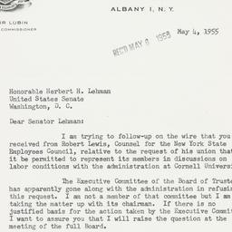 Letter: 1955 May 4