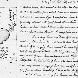 [Document, 1783 October 20]