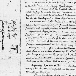 [Document, 1796 June 06]
