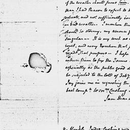 [Document, 1793 January 27]