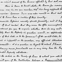 [Document, 1796 September 19]