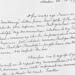 [Document, 1796 October 10]