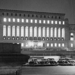 Butler Library at Night