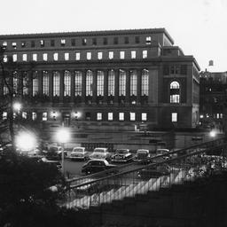 Butler Library at Dusk