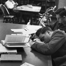 Sleeping in the Library