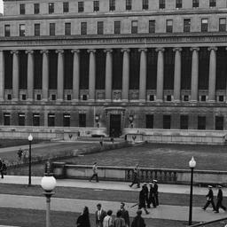 View of Butler Library